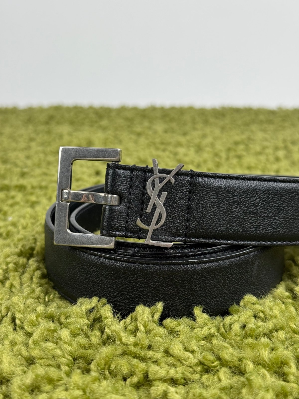 Cintura Saint Laurent Cassandre Nero 110 - Second Hand Di Fiore