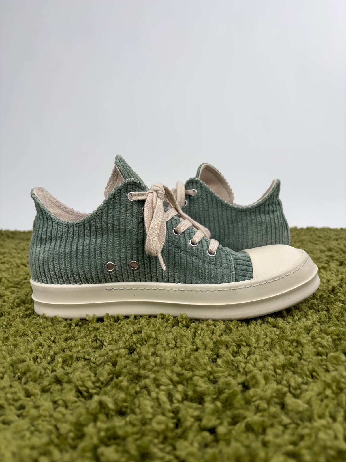 Rick Owens Ramones Low DRKSHDW Verde Acqua 38