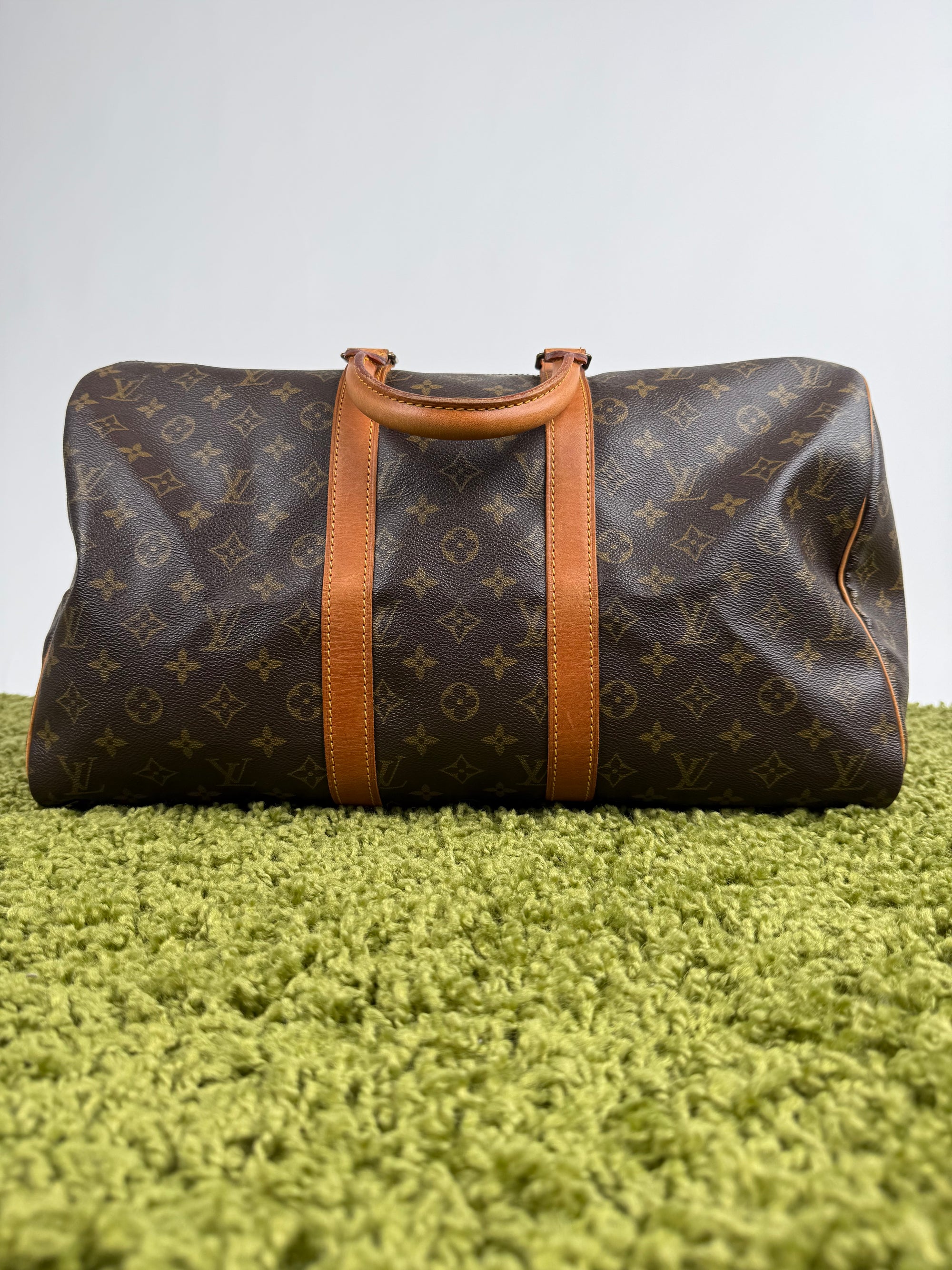 Borsone Keepall Louis Vuitton Marrone Vintage 1998 45