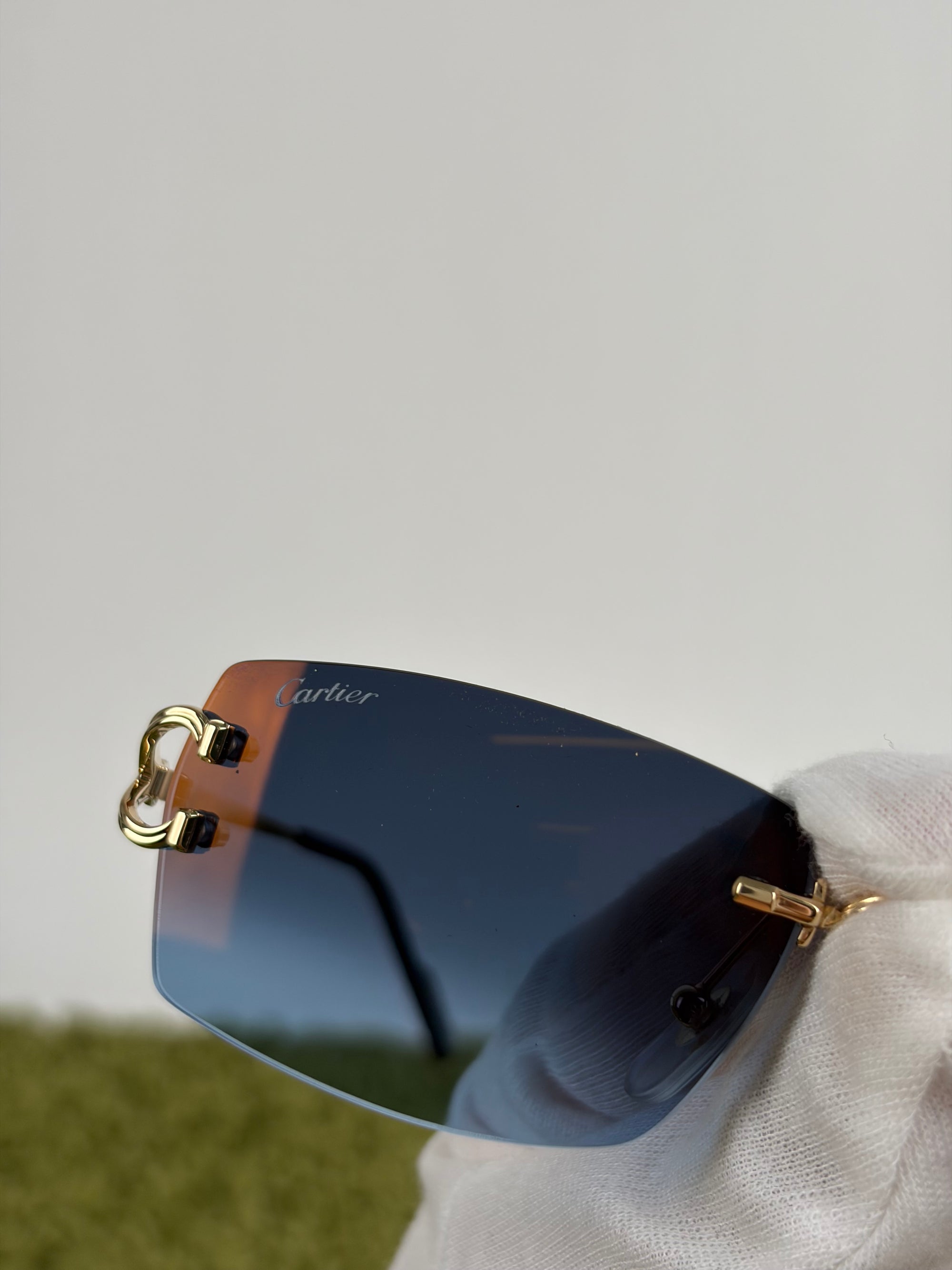 Occhiali Cartier CT0550S 002 L neri e oro