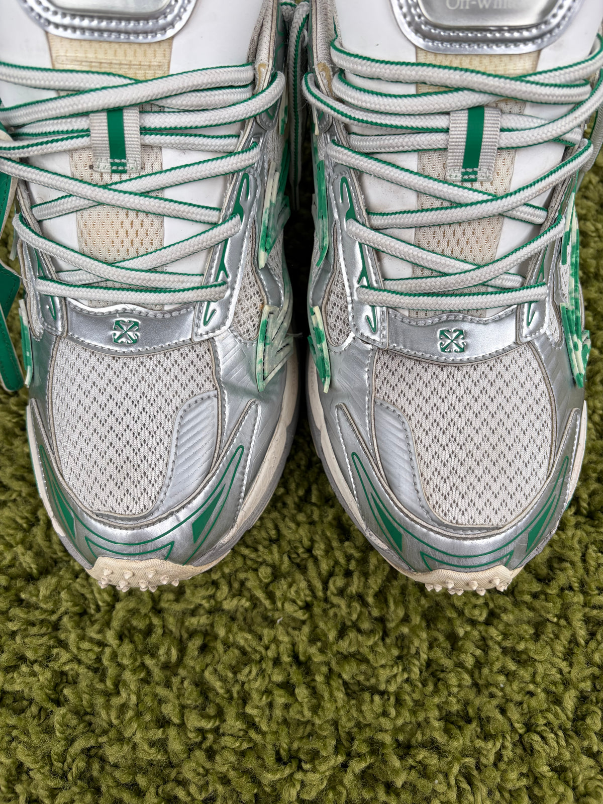 Off-White Verde Multicolor 46 - Second Hand Di Fiore