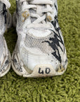 Balenciaga Runner Size 40 bianche e nere effetto usato