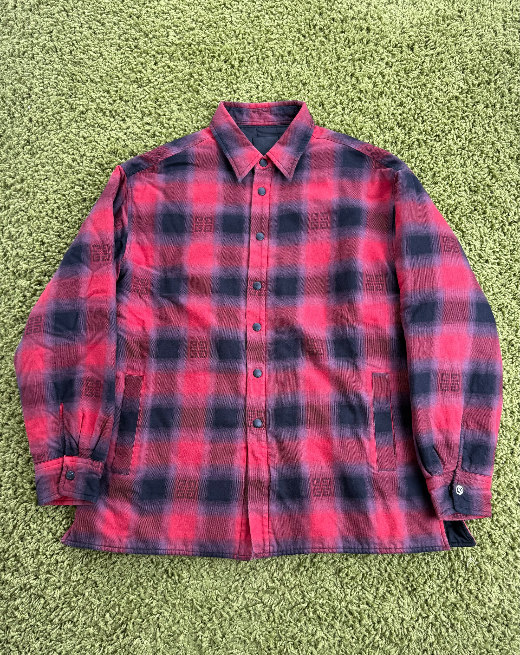 Camicia Imbottita a quadri Rossa Givenchy 39