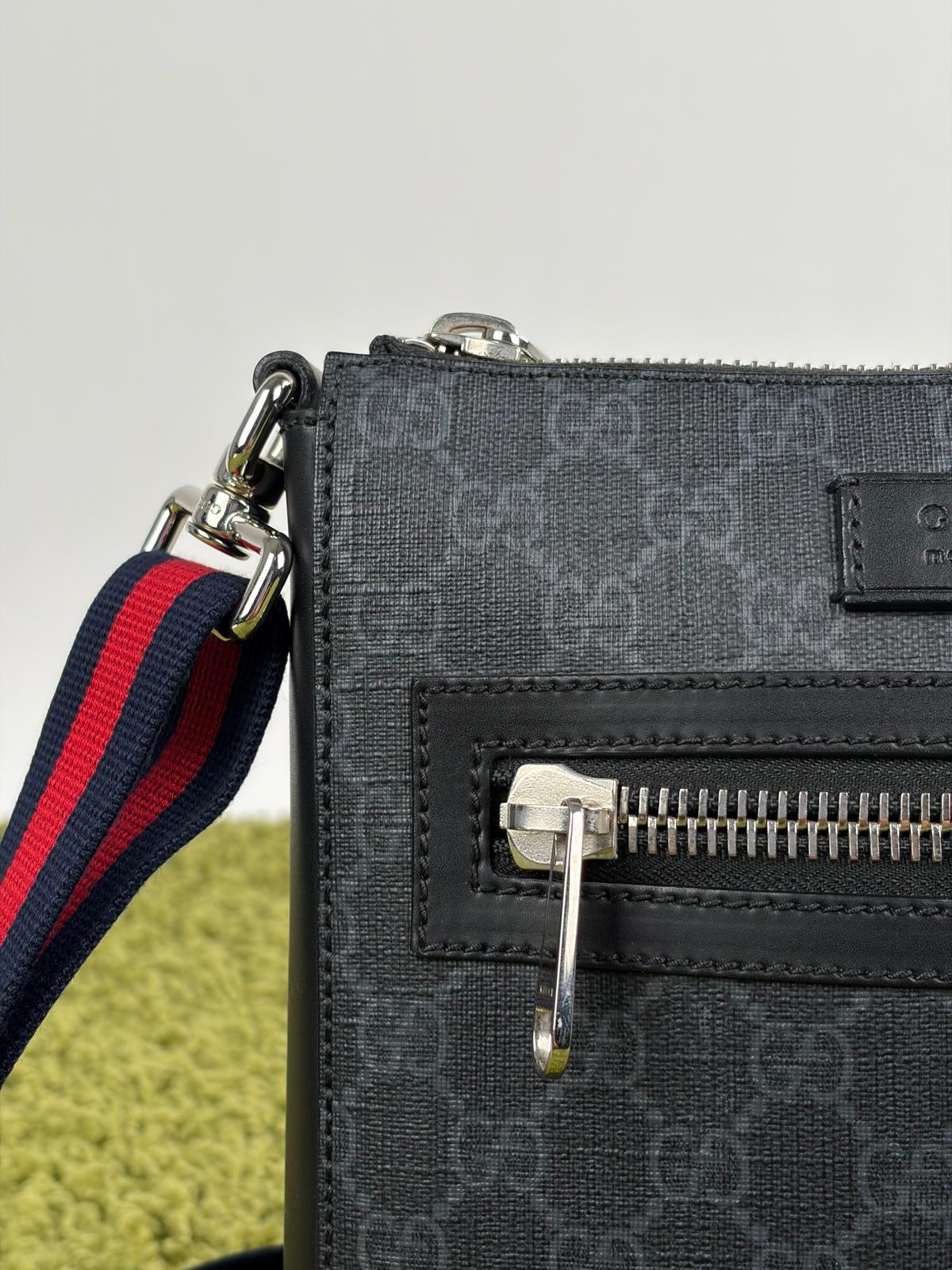Borsa a tracolla Gucci GG Nero