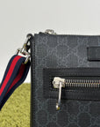 Borsa a tracolla Gucci GG Nero
