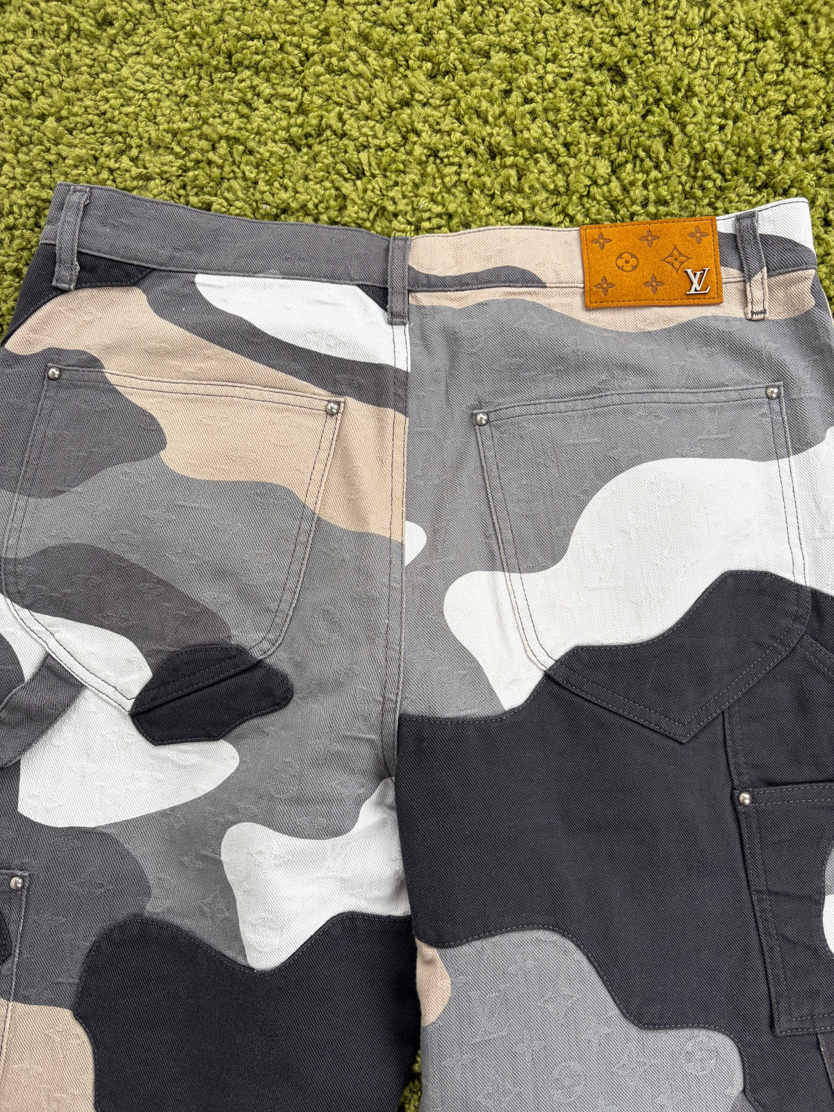 Jeans Louis Vuitton X KidSuper Patchwork Multicolor 34