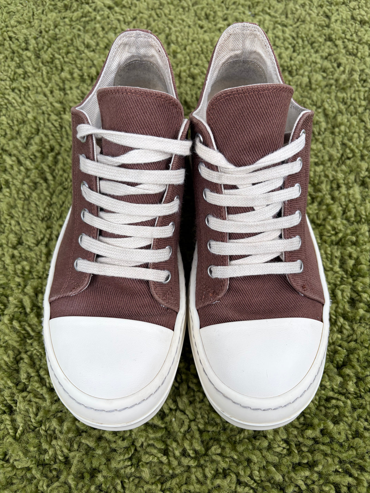 Rick Owens Ramones Low Marrone 37 - Second Hand Di Fiore