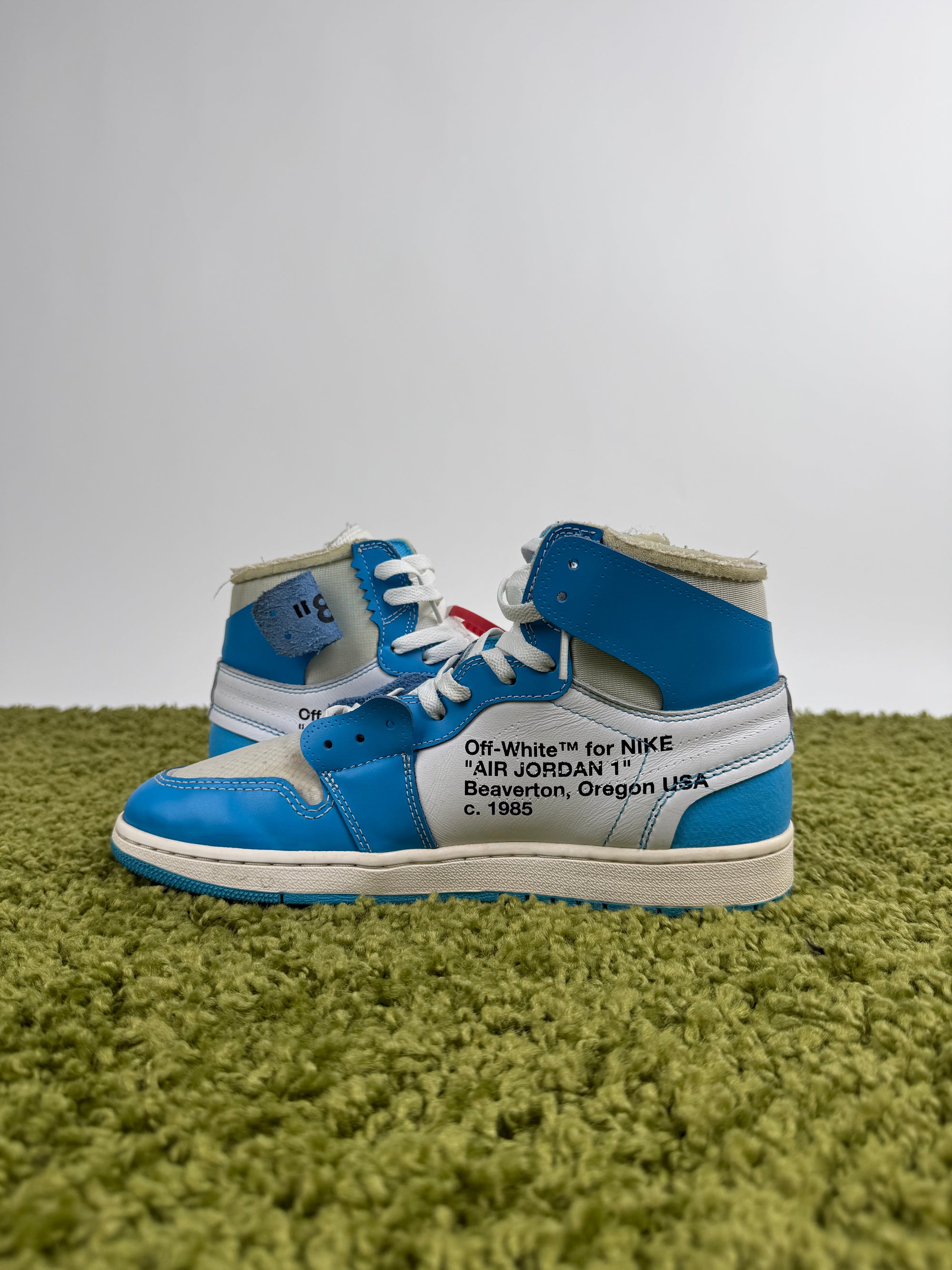 Air Jordan 1 Retro High X Off White University Blue 44.5