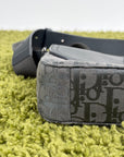 Borsa Christian Dior Saddle con pattina Grigia