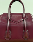 Borsa Mini Antigona Lock Bag Givenchy Bordeaux