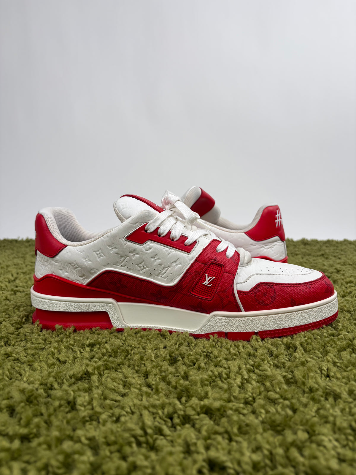 Louis Vuitton Trainer Rosso 9