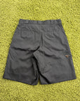 Pantaloncino Prada con pannello frontale in pelle Nero 48