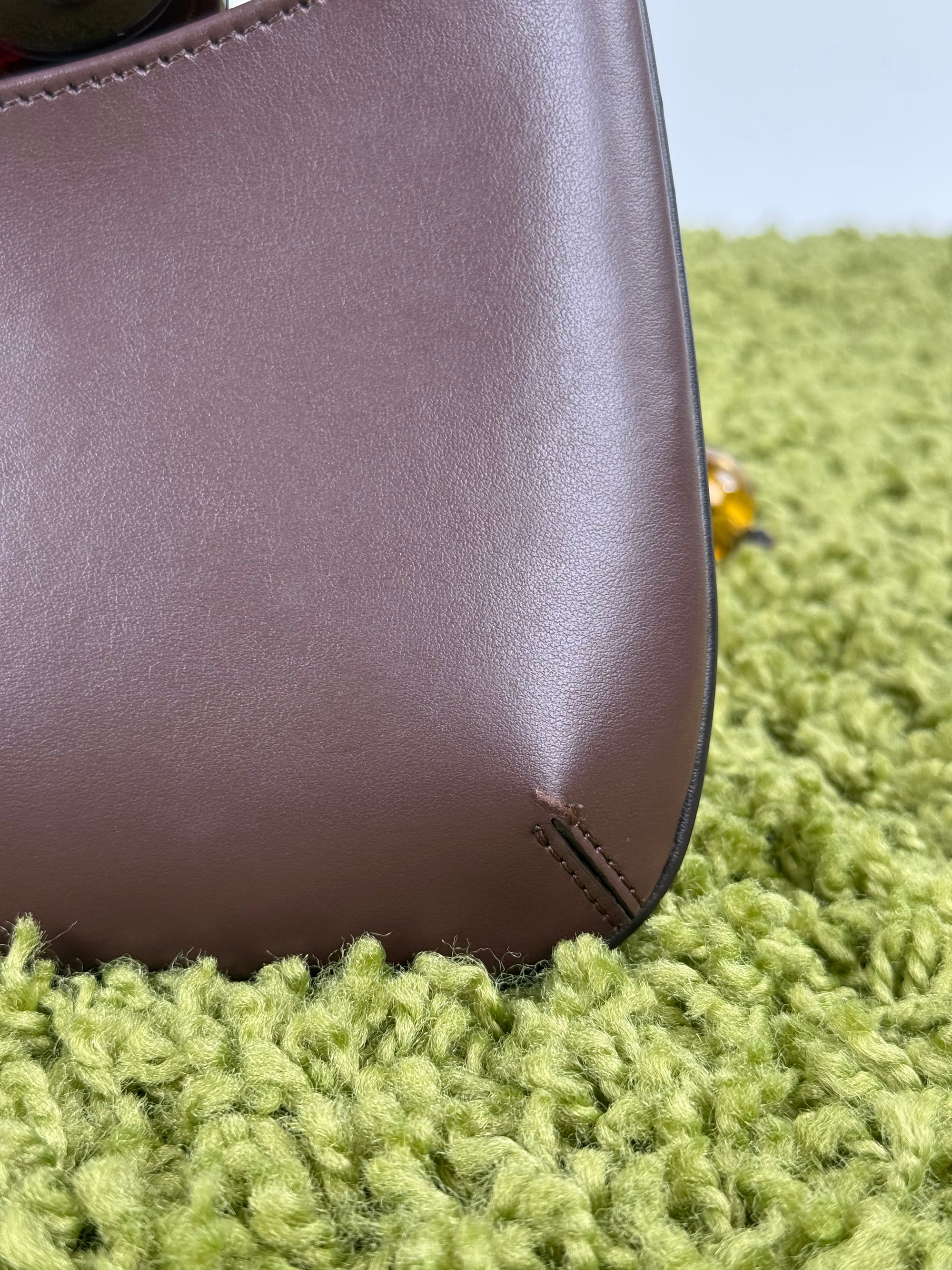 Borsa La Bisou Perle Jacquemus Marrone