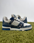 Louis Vuitton Trainer in Denim Blu 7.5