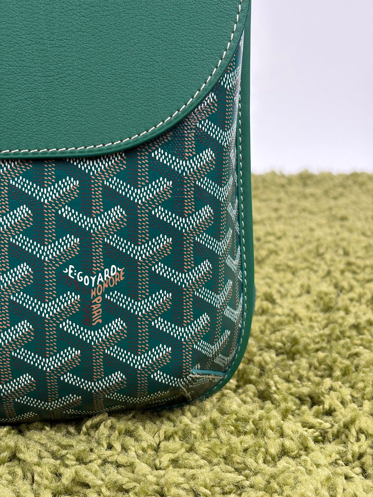 Borsa a tracolla Coursier Goyard Verde