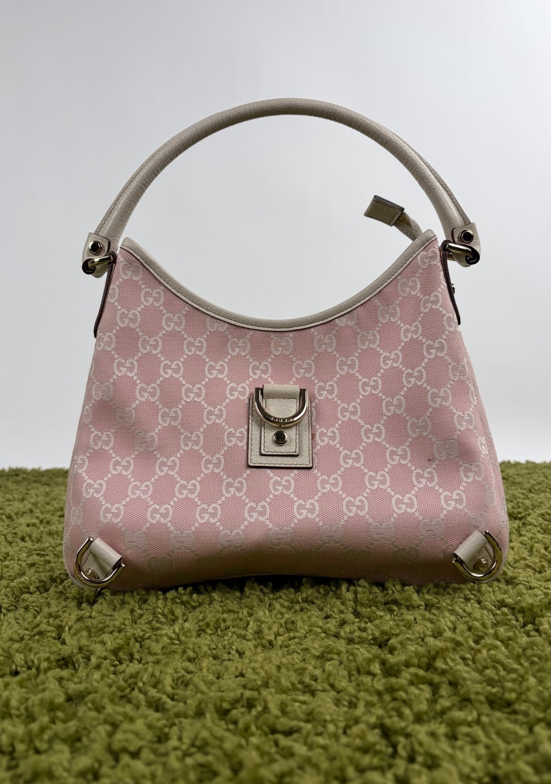 Borsa Gucci Abbey D-Ring Hobo Rosa - Second Hand Di Fiore