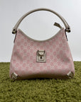 Borsa Gucci Abbey D-Ring Hobo Rosa