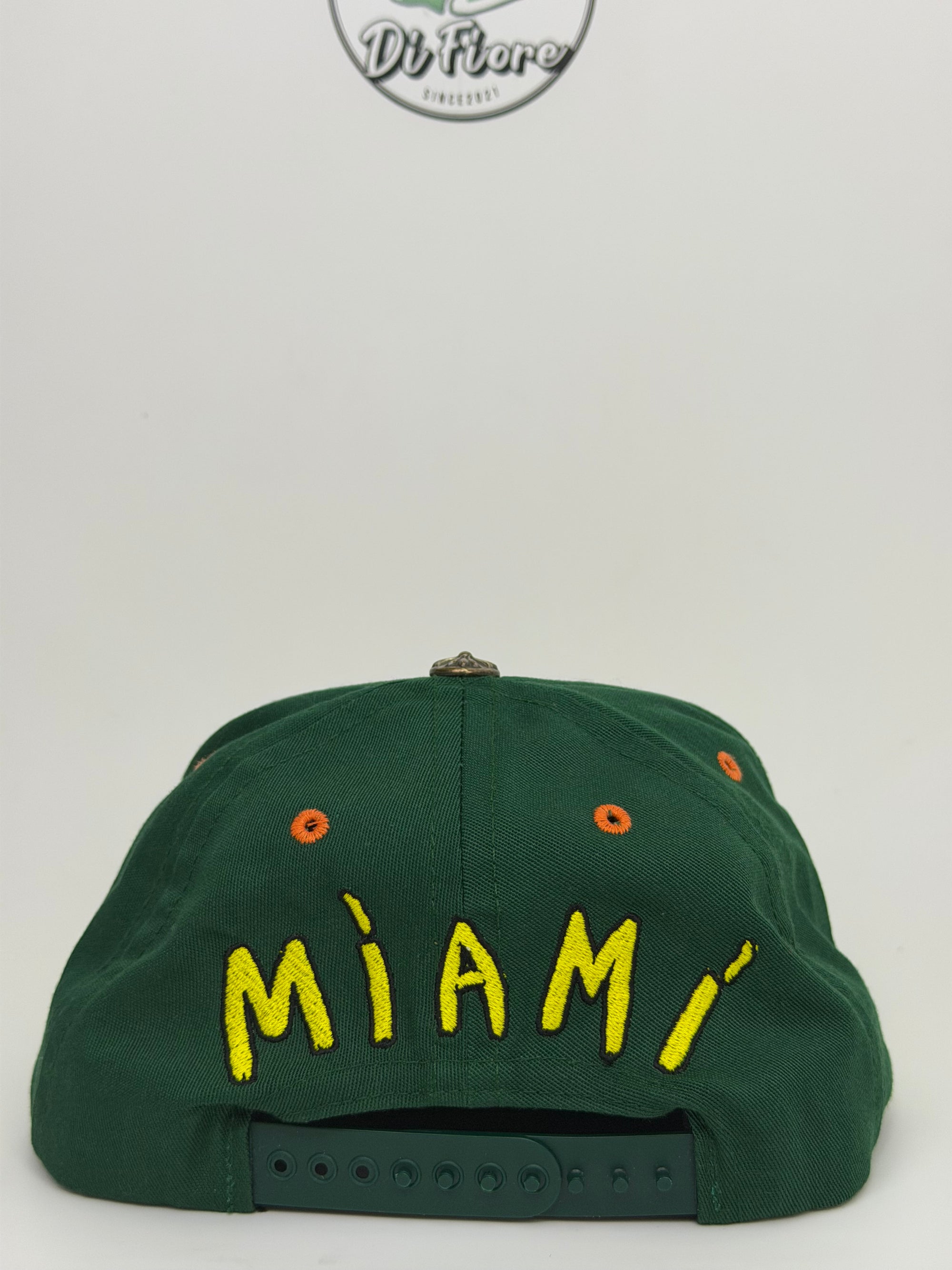 Cappello Chrome Hearts Size 53-60cm verde giallo e arancione