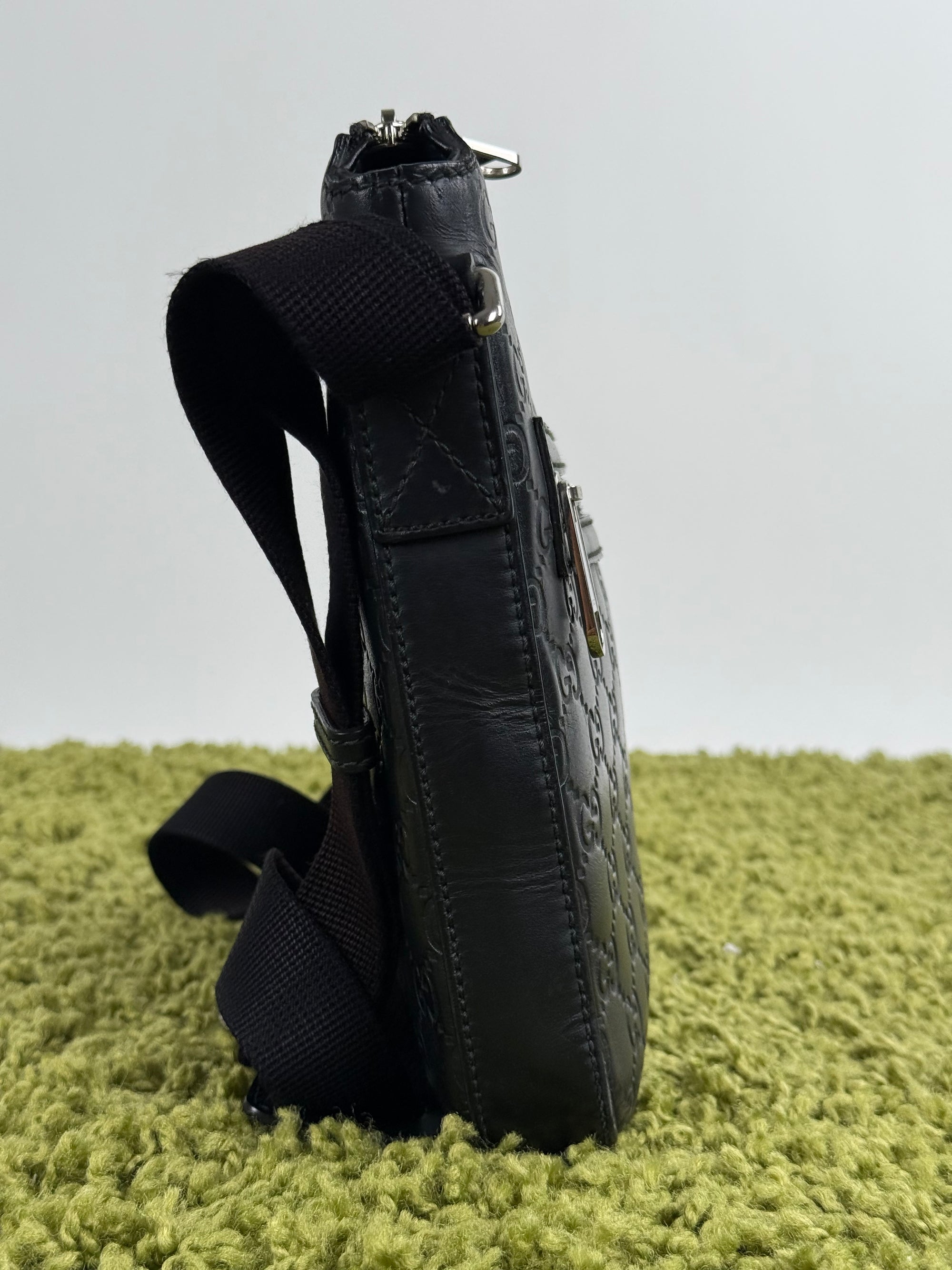 Borsello Gucci in Pelle Nera