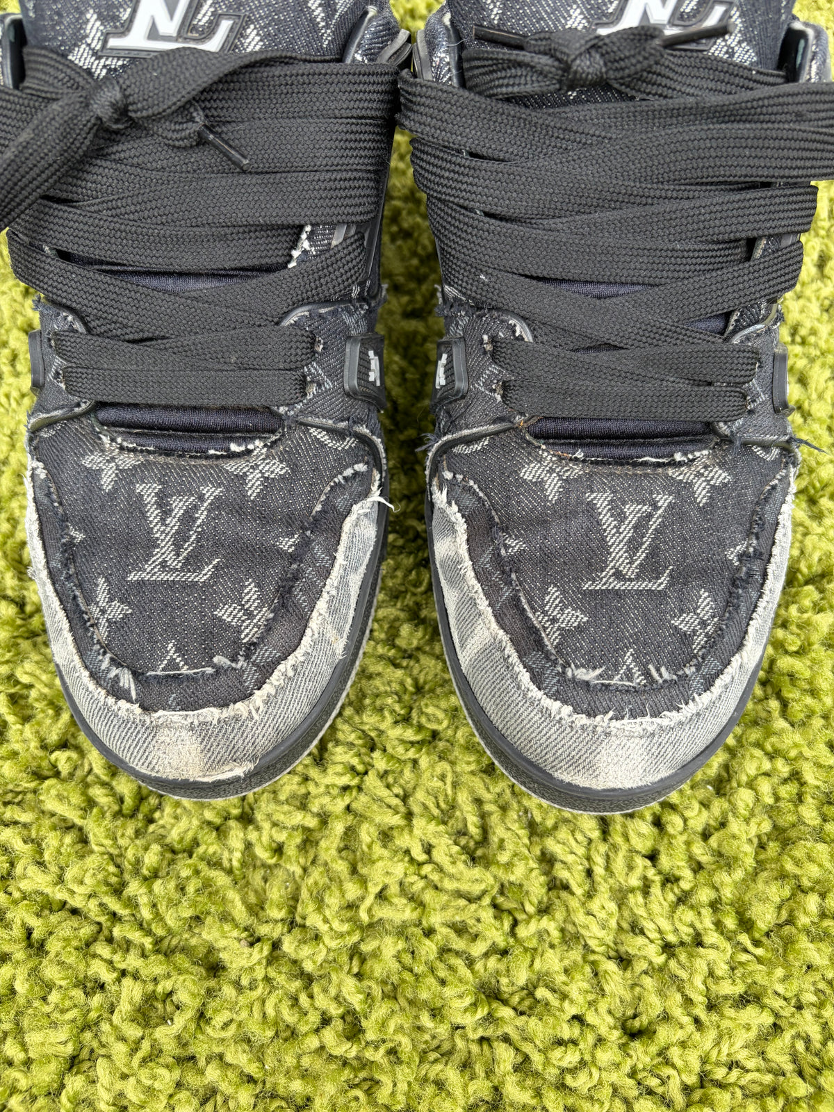 Louis Vuitton Trainer In Denim Nera 6