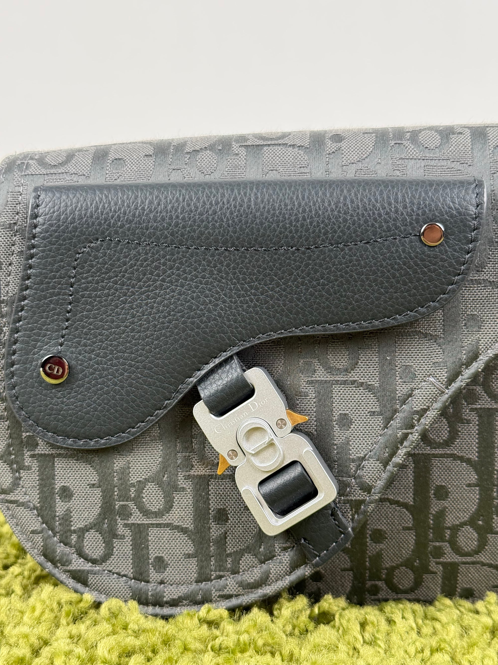 Borsa a tracolla saddle Christian Dior Nero