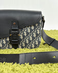 Borsello Dior Monogram blu e grigio