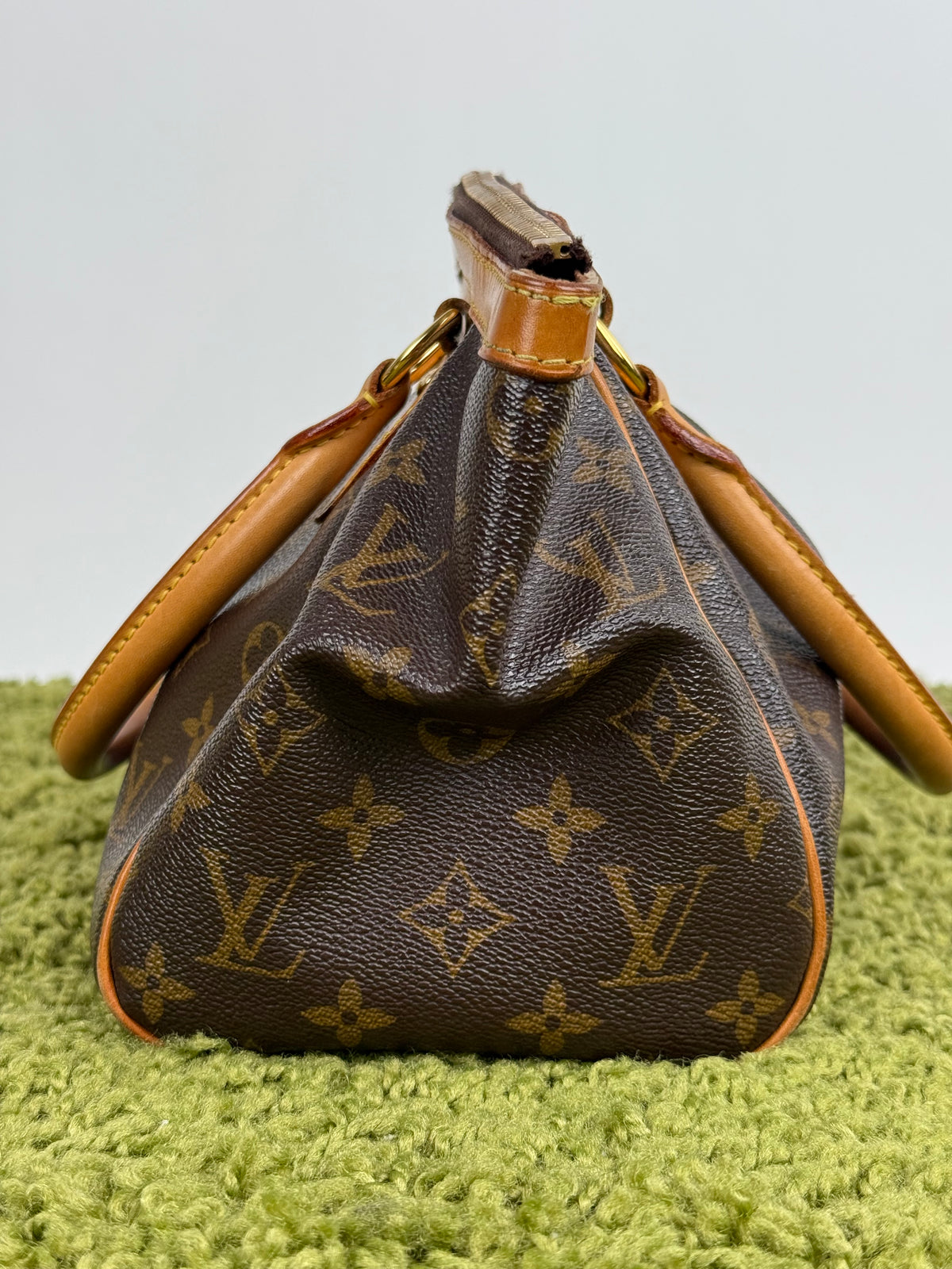 Borsa Louis Vuitton Tivoli in tela Monogram Marrone