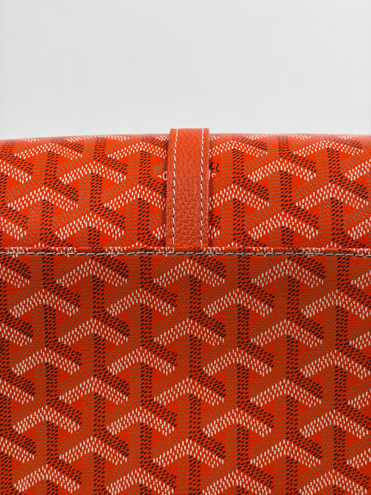 Borsa Goyard Belvedere PM in tela Goyardine Arancione