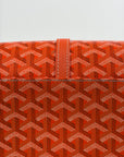 Borsa Goyard Belvedere PM in tela Goyardine Arancione