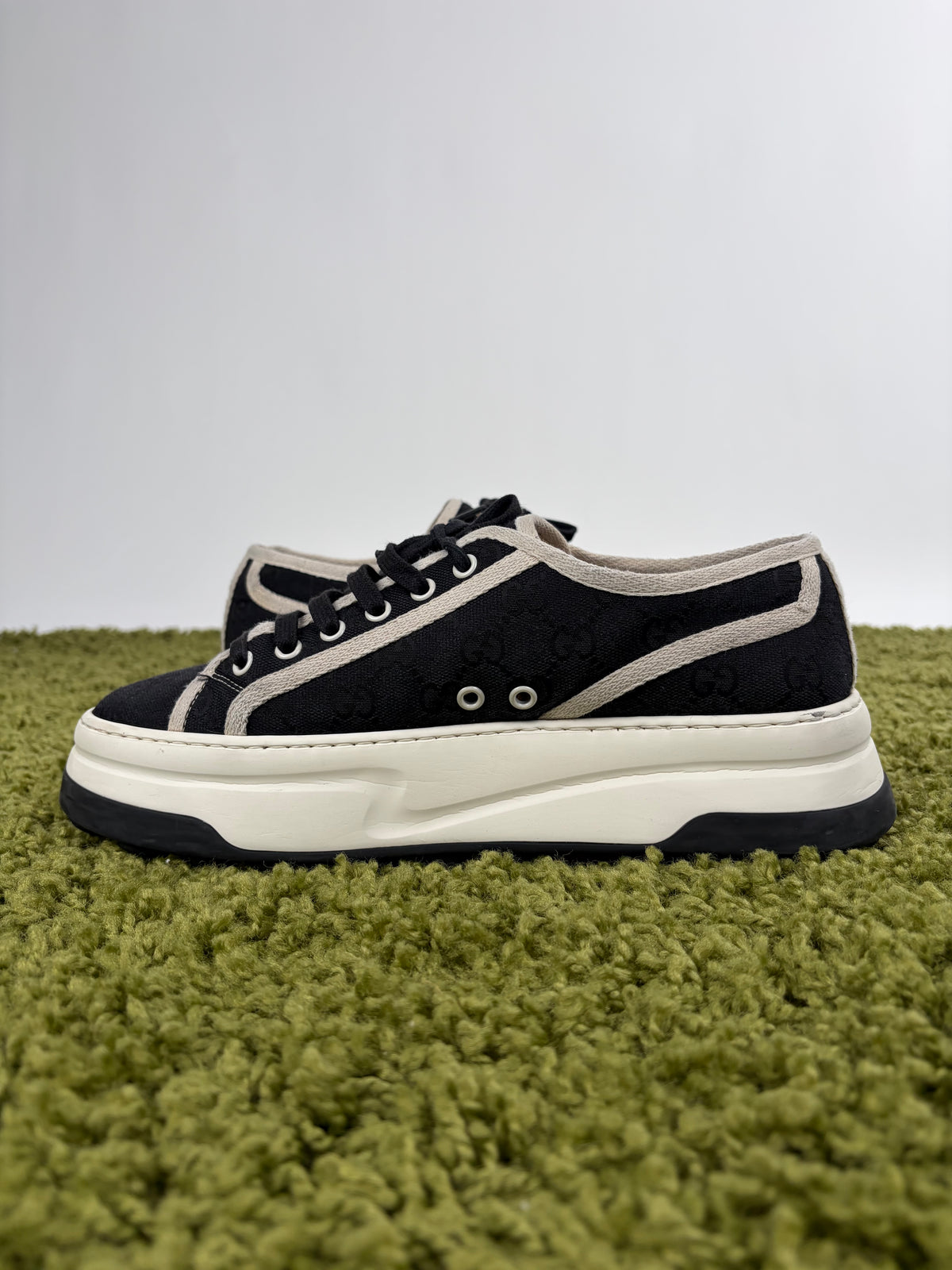 Gucci Tennis Platform Nero 8+