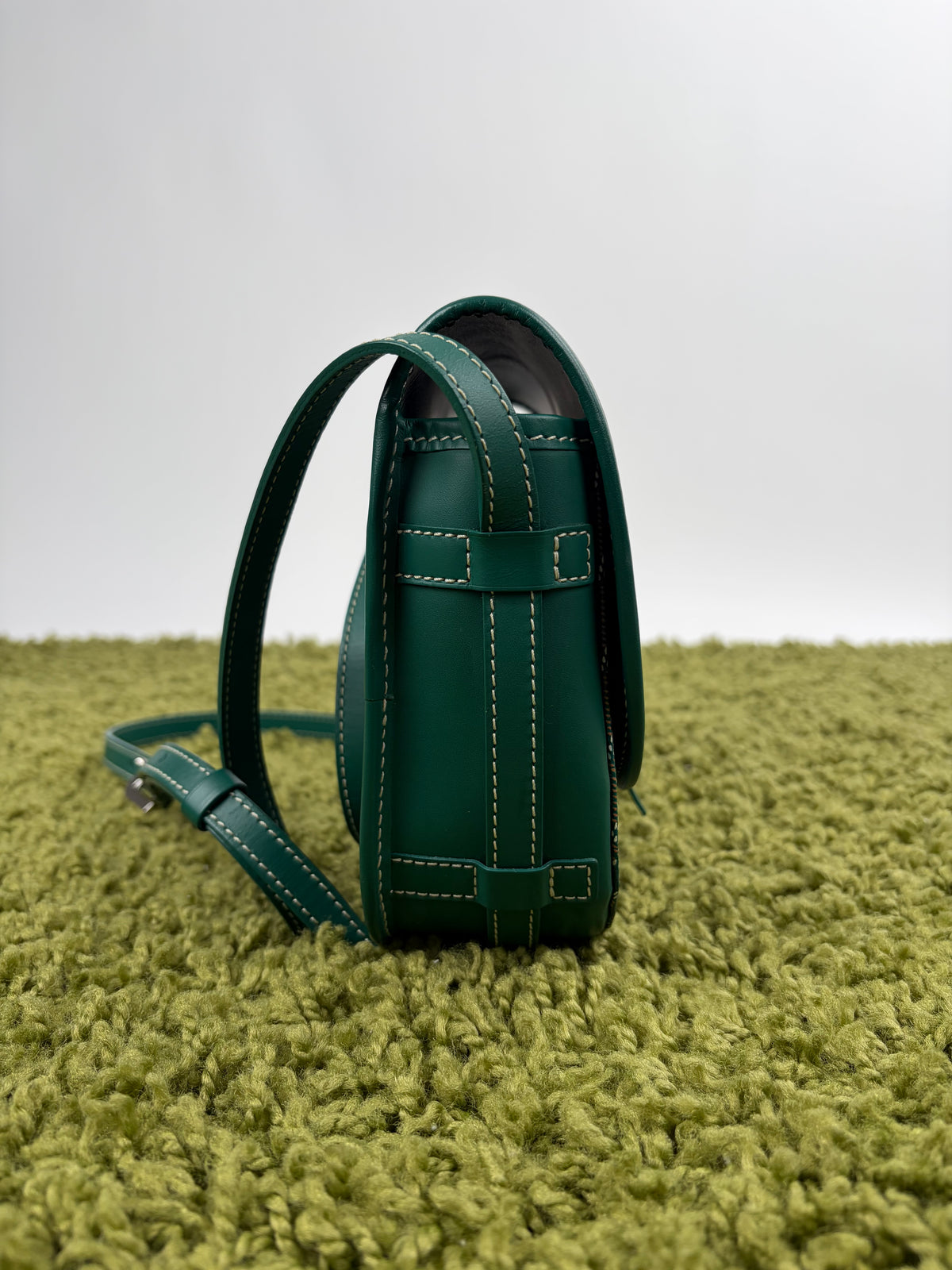 Borsa Goyard Belvedere PM in tela Goyardine Verde