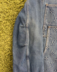 Giacca Louis Vuitton Carpenter Monogram in Denim 48