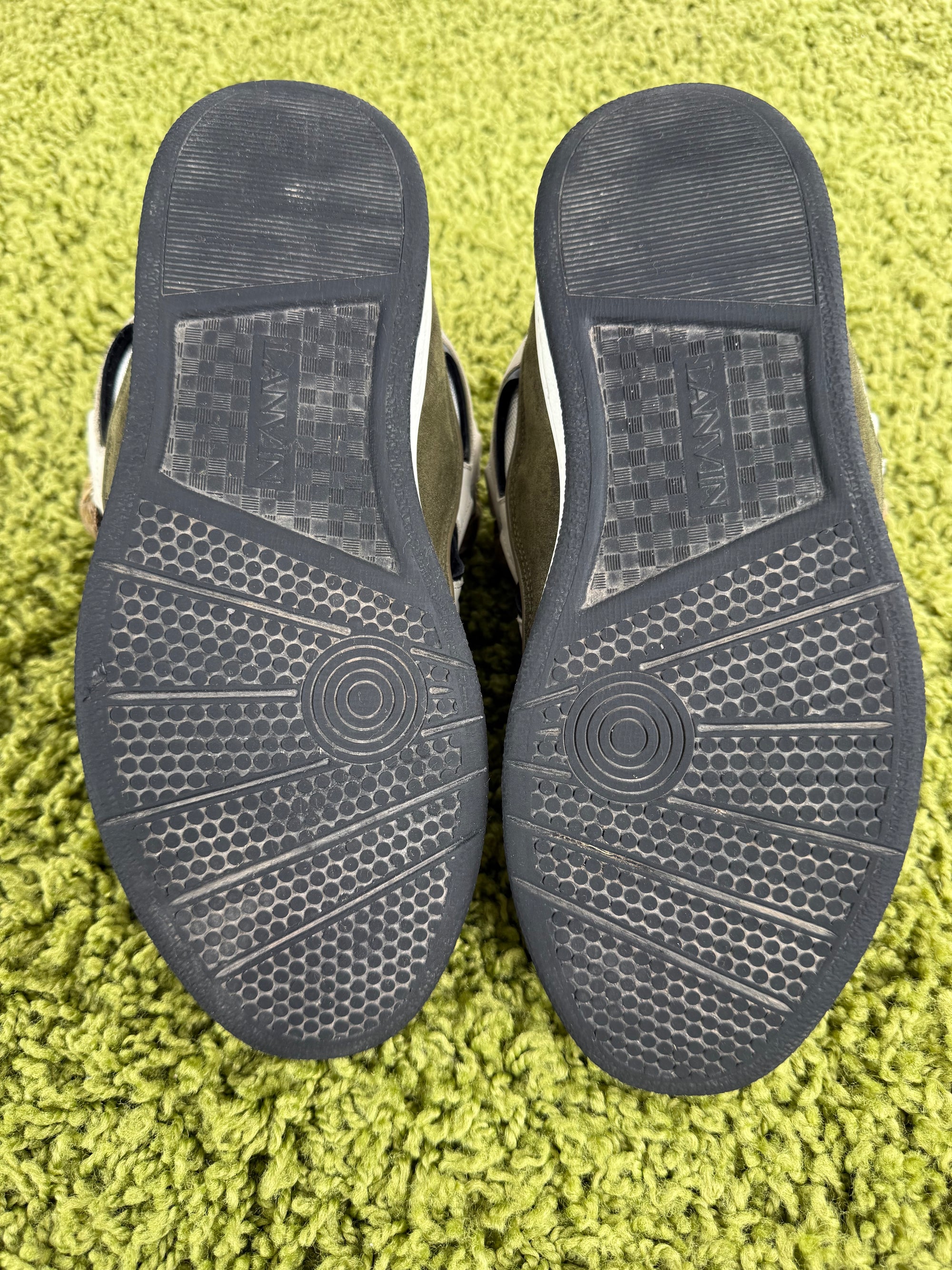 Lanvin Curb bianca marrone 43