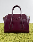 Borsa Mini Antigona Lock Bag Givenchy Bordeaux