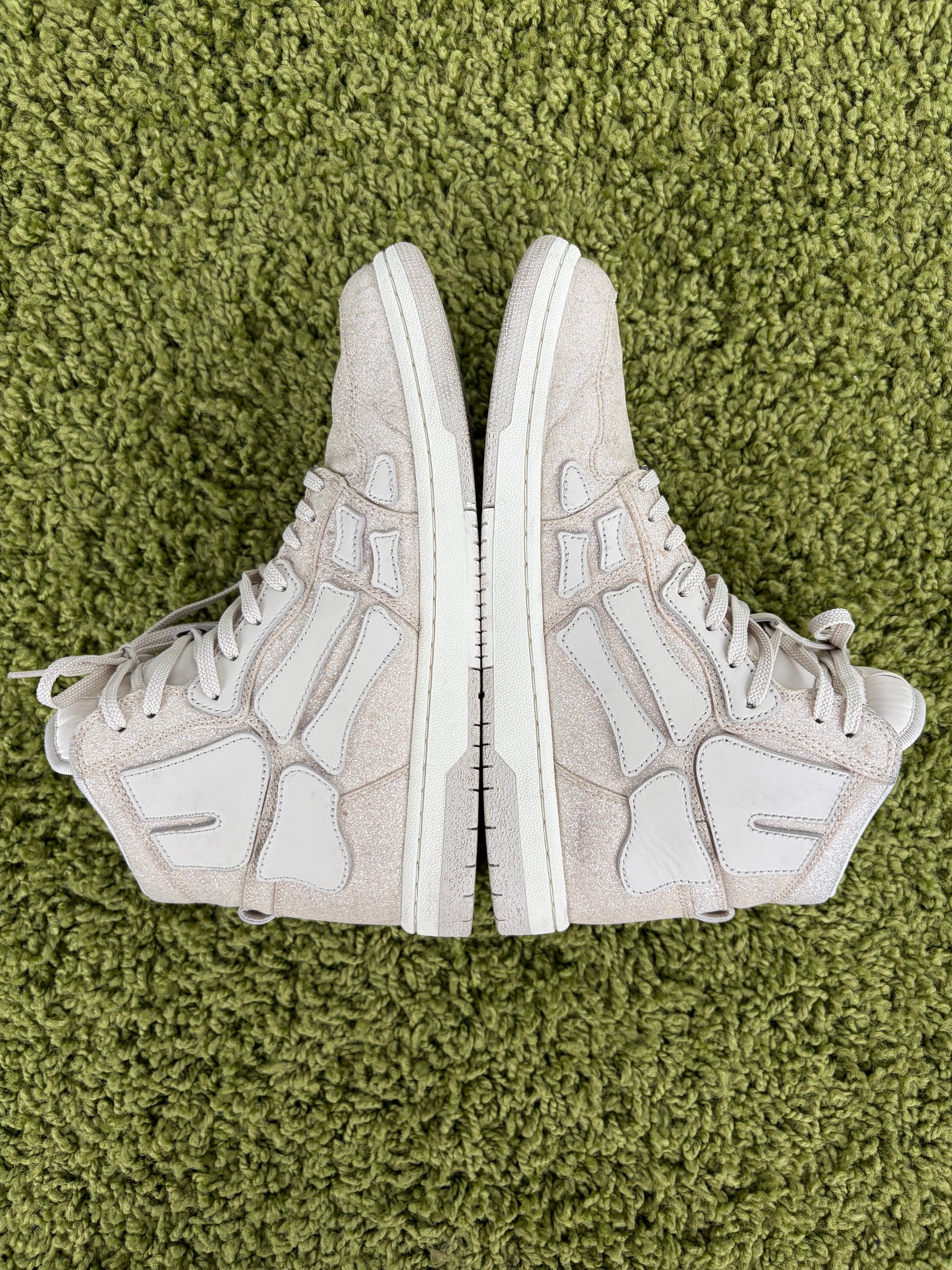 Amiri skeleton Size 42 bianche e oro