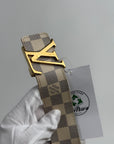 Cintura Louis Vuitton Bianca 90