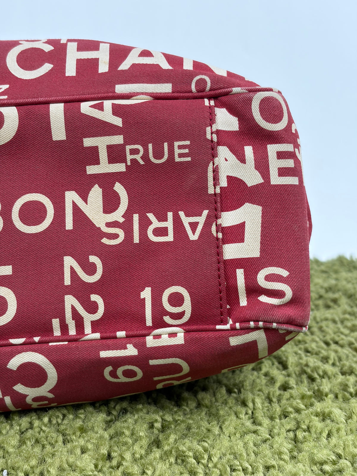 Borsa tote vintage Chanel 31 Rue cambon Rosso