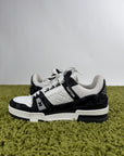 Louis Vuitton Trainer in denim Nere 6