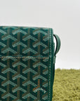 Borsa Goyard Belvedere PM in tela Goyardine Verde