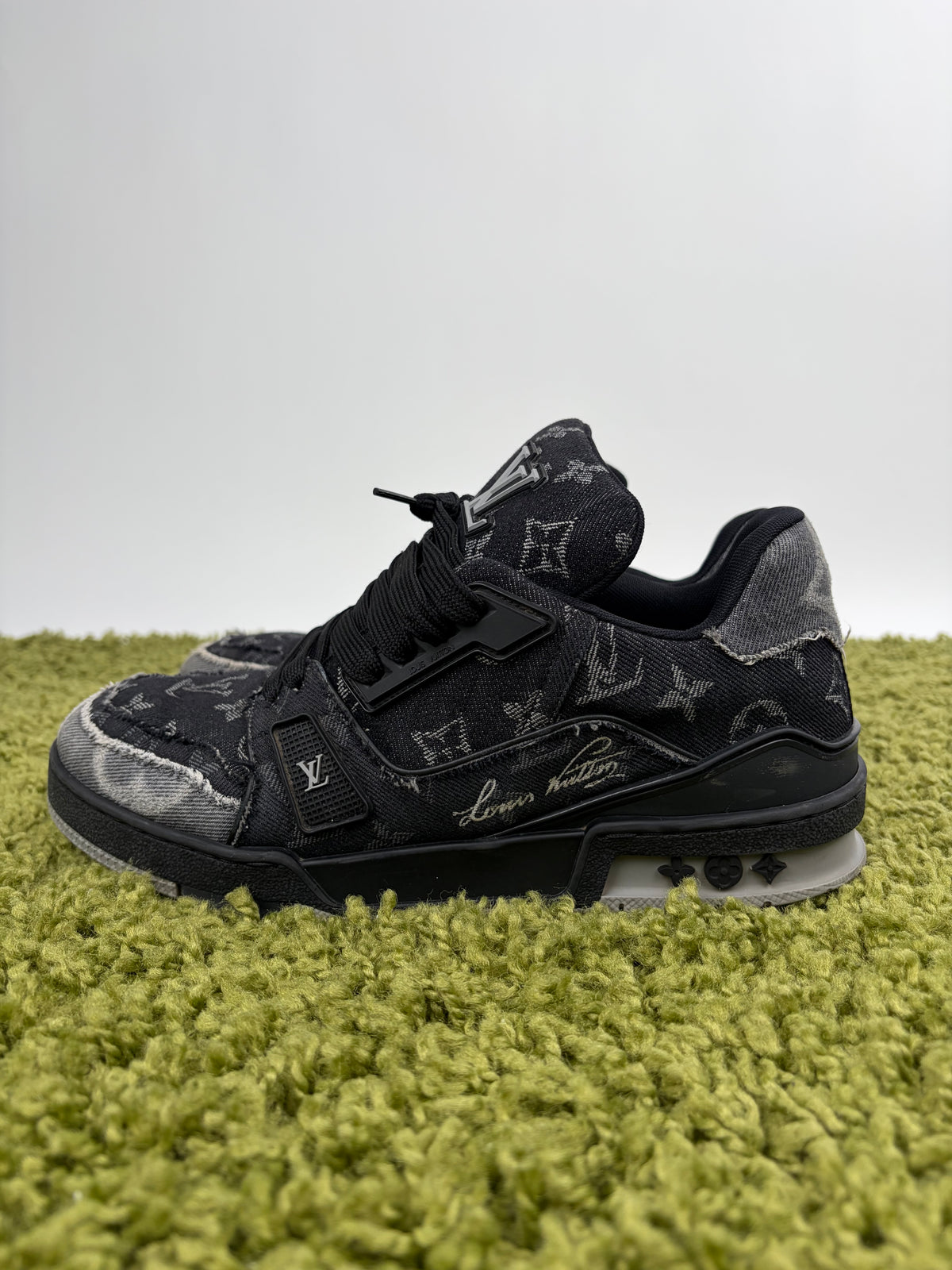 Louis Vuitton Trainer In Denim Nera 6