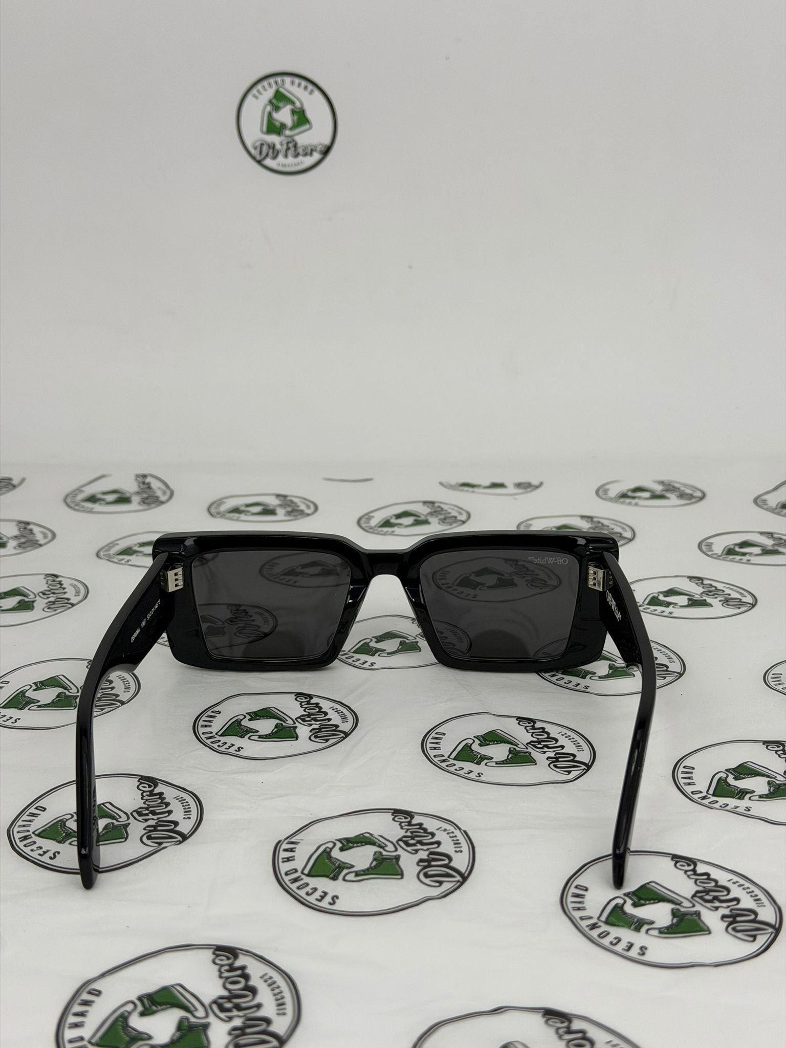 Occhiali off white neri