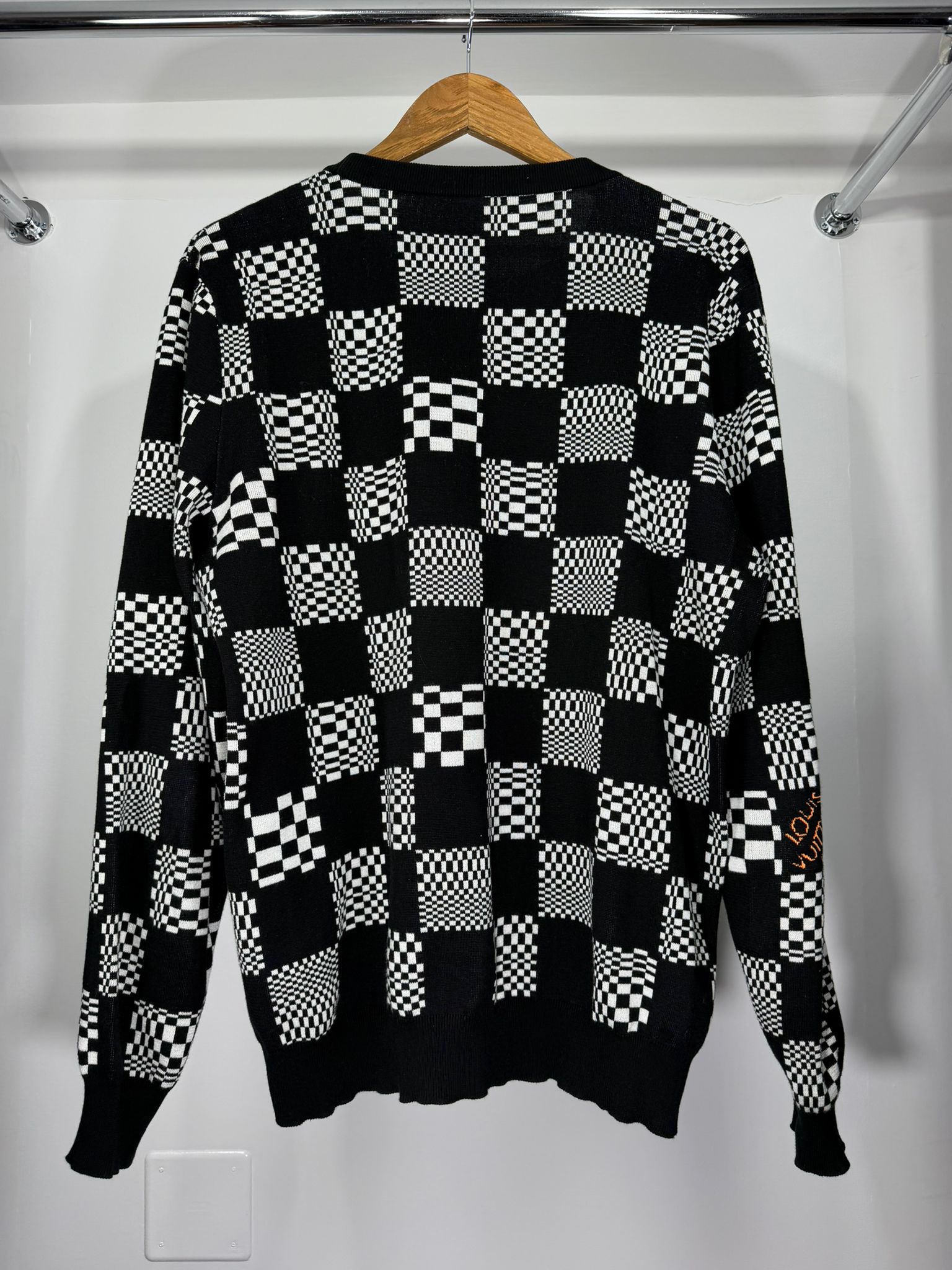 Maglioncino Louis Vuitton Size XL nero e bianco