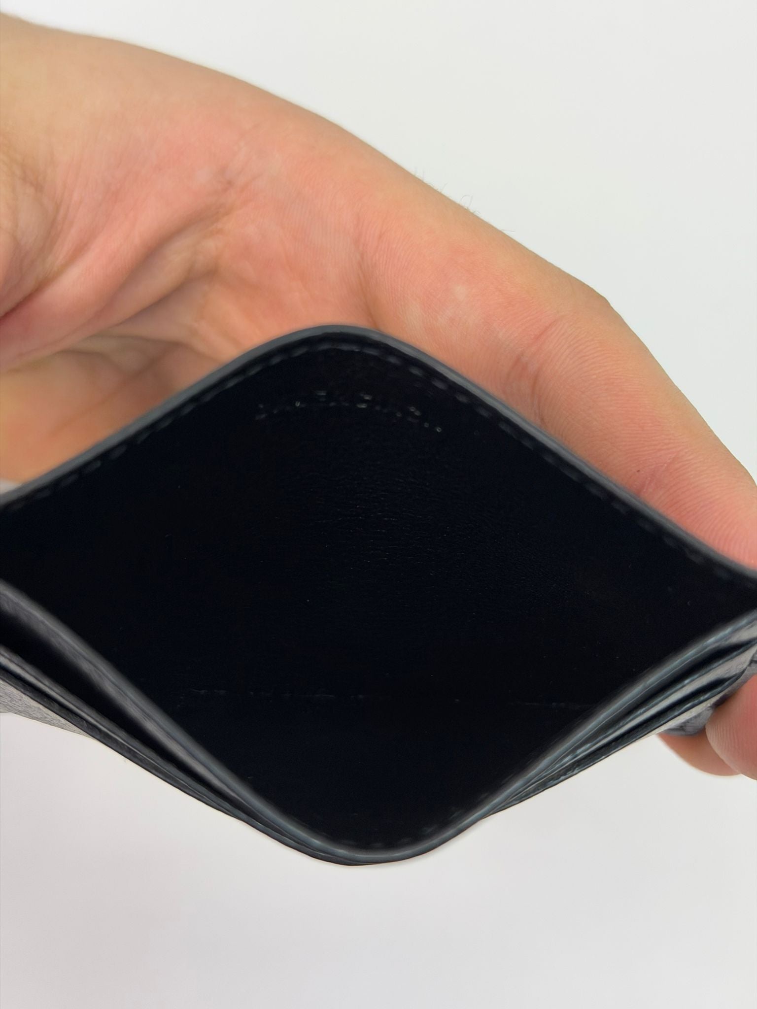 portacarte Balenciaga nero e bianco