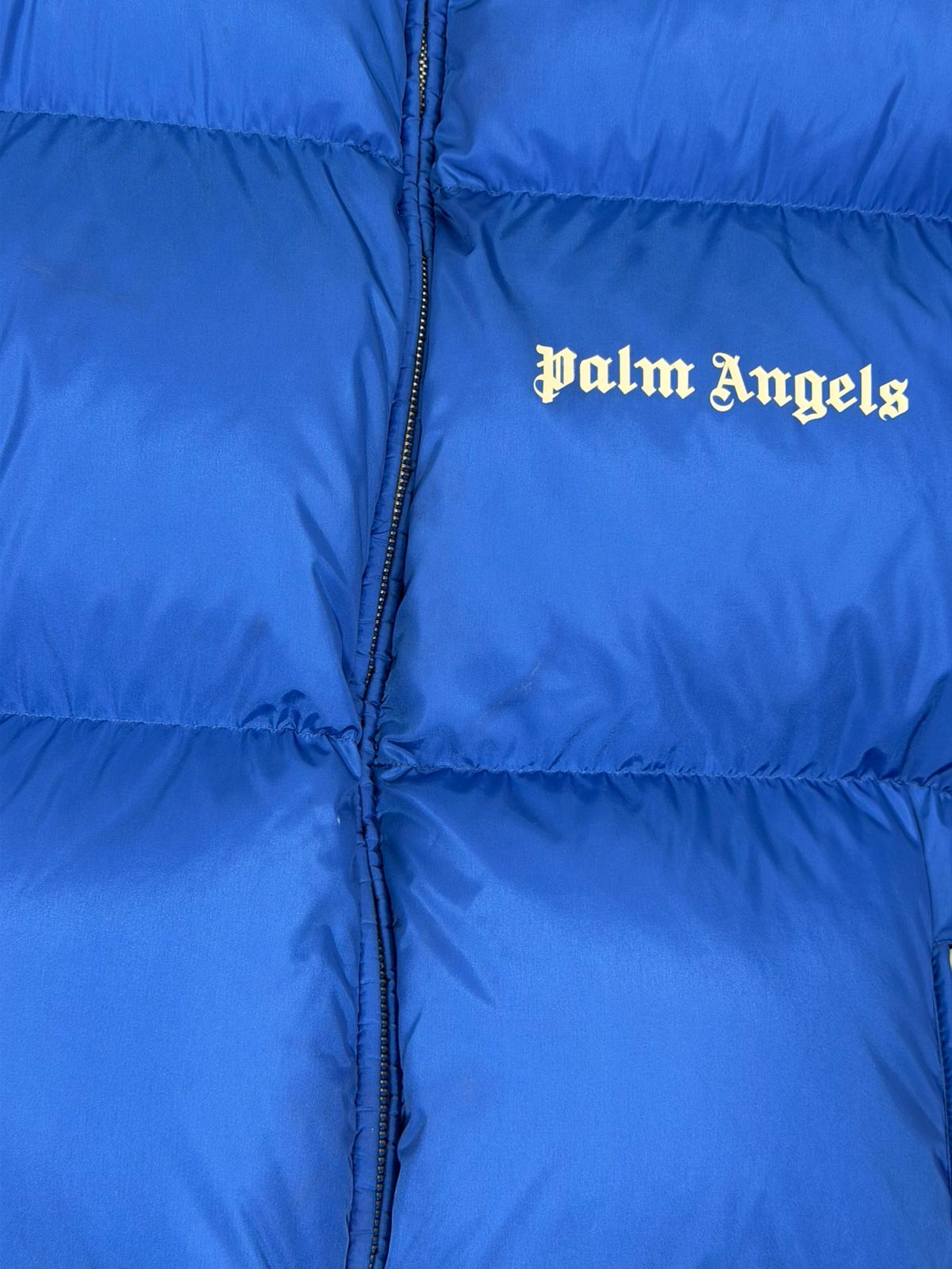 Moncler X Palm angels Size 5=XL blu e bianco