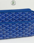pochette Goyard misura MM blu