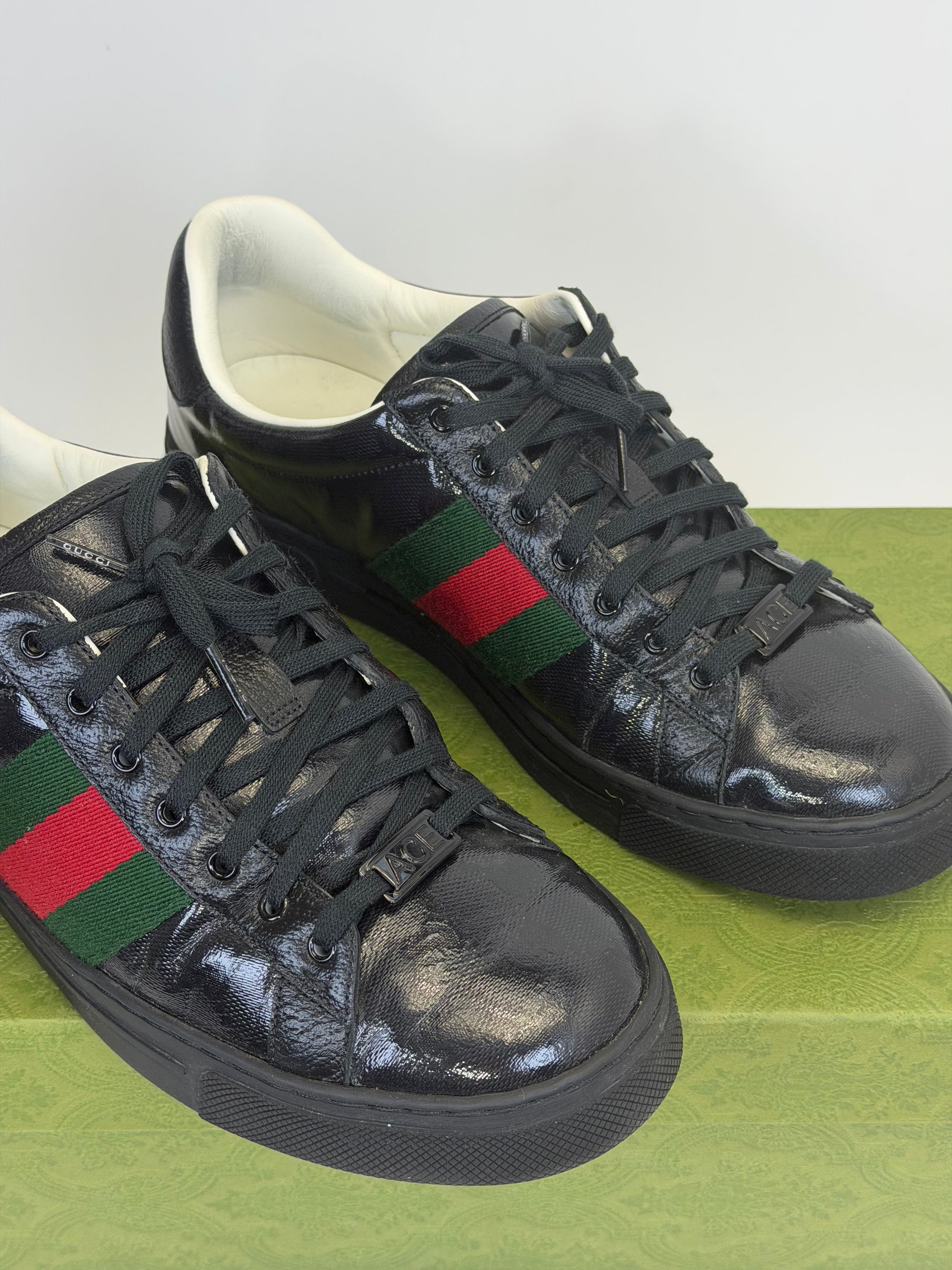 Gucci ace nera lucida