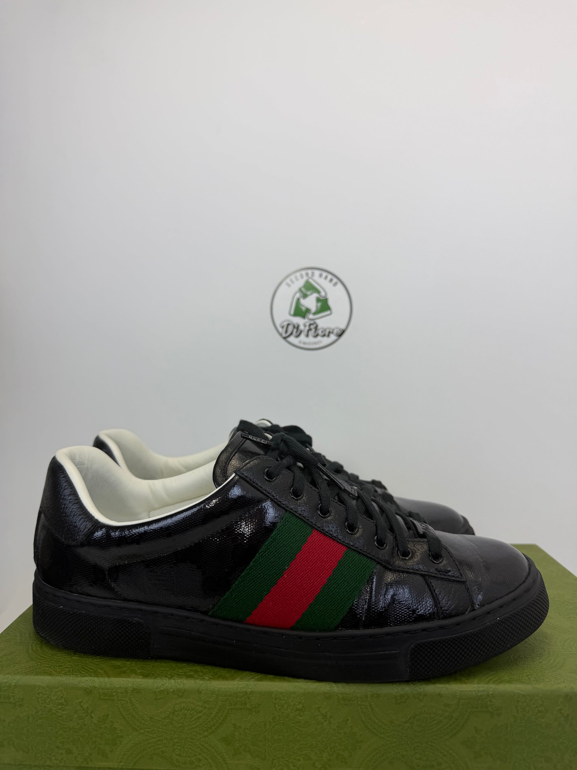 Gucci ace nera lucida