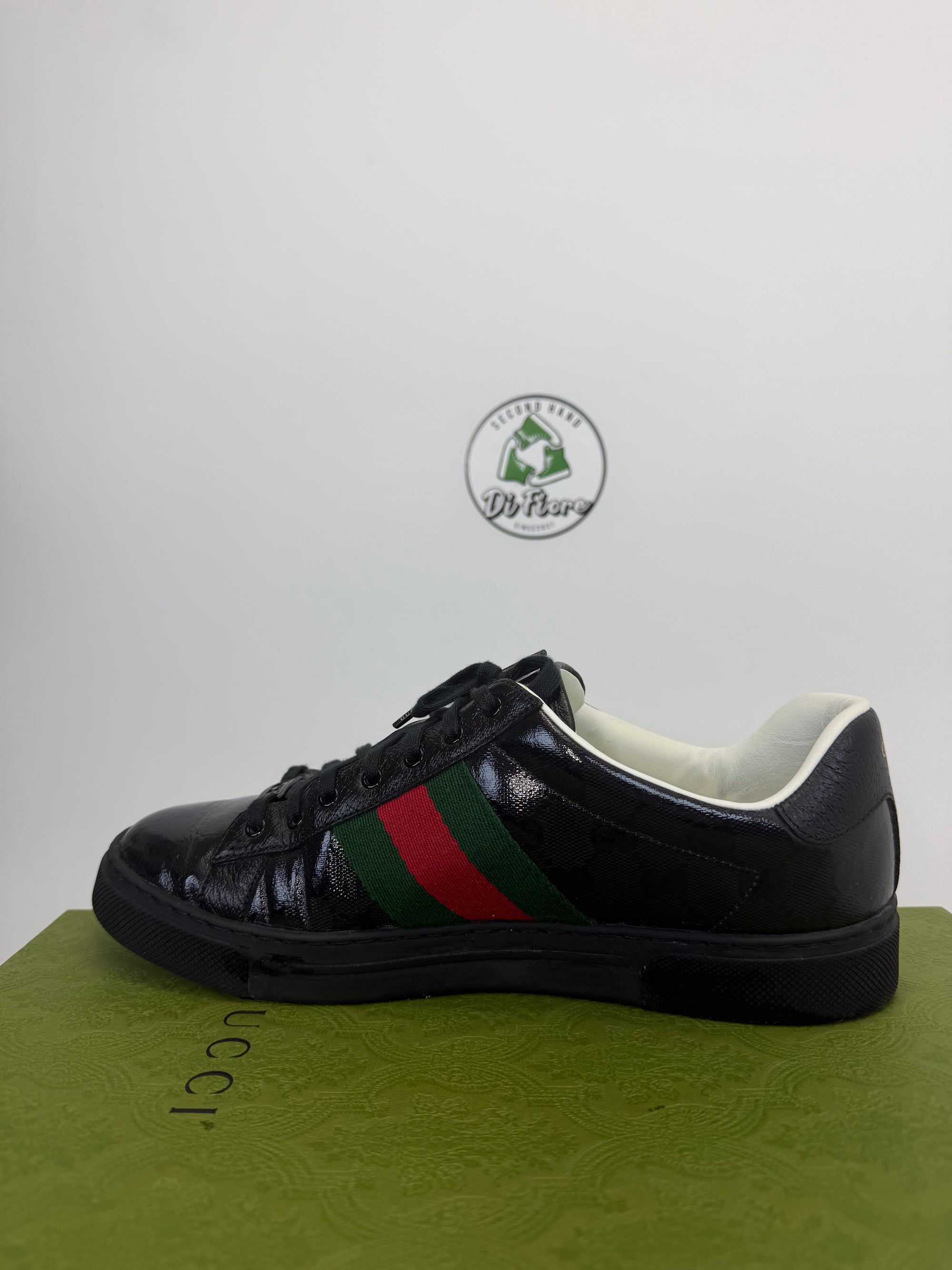 Gucci ace nera lucida