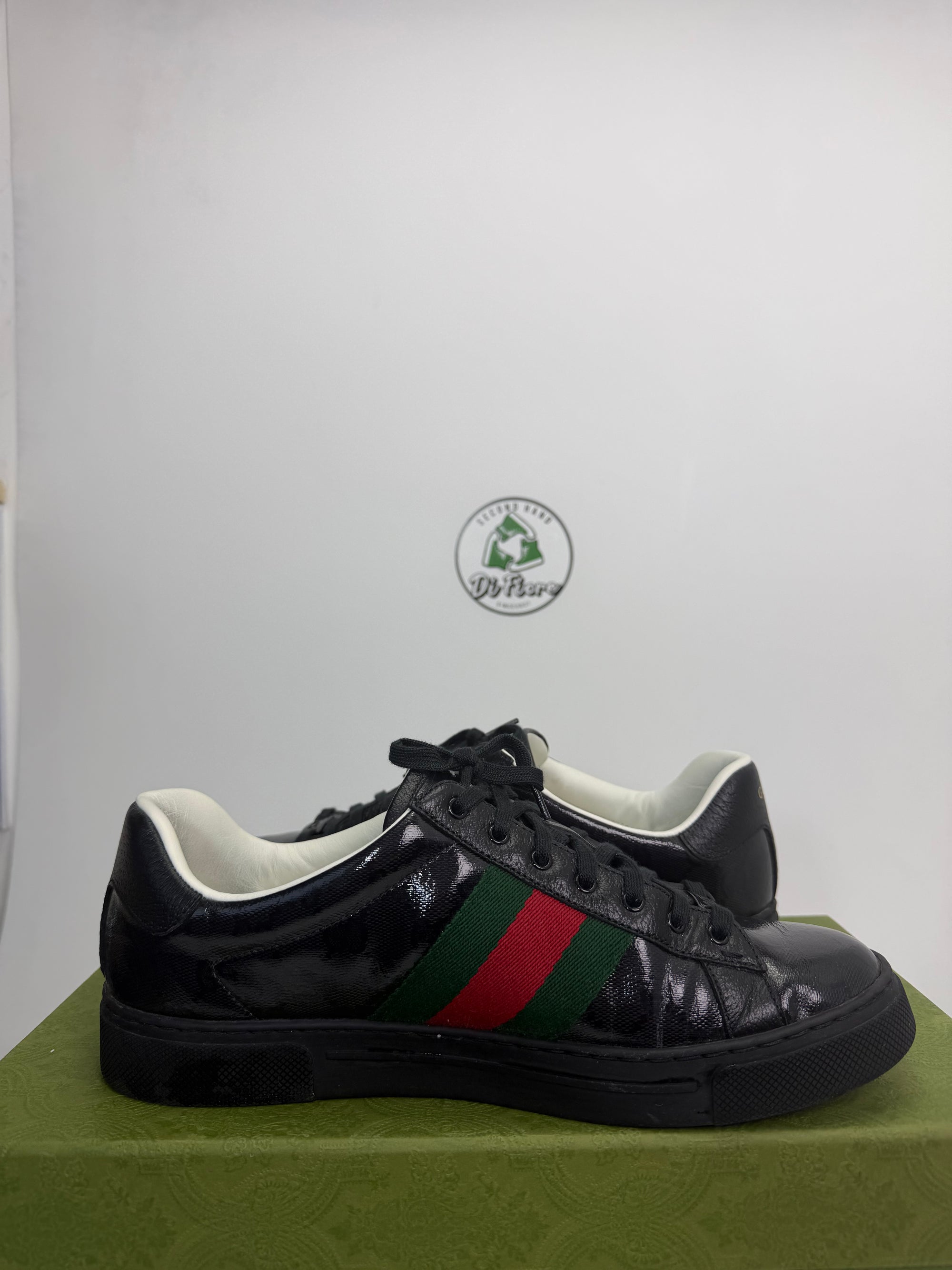 Gucci ace nera lucida