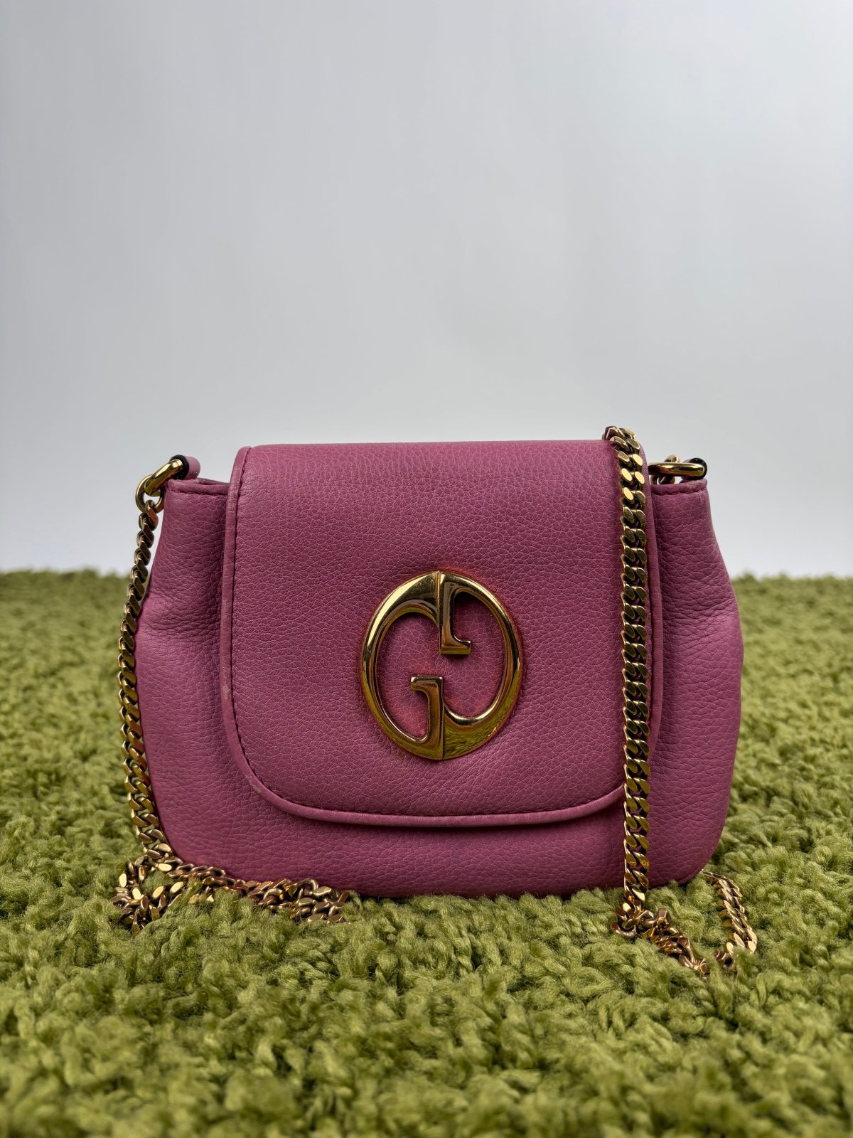 Borsa Gucci 1973 in pelle Rosa - Second Hand Di Fiore
